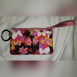 VGUC Vera Bradley Rosa Flora Zip ID Case
